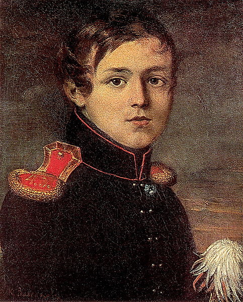 Kapiton Zelentsov Portrait of Staff Captain E A Rotaev